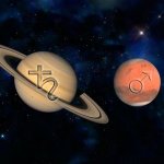 A harcias Mars és a megingathatatlan Szaturnusz augusztus 25.-én alkot egzakt együttállást a Skorpióban.