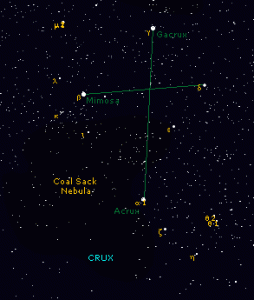 Dél Keresztje- az egyik legkisebb csillagkép, ám hatalmas erővel bír. (kép: Geo Caching)