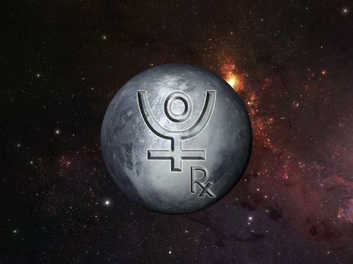 2015.04.17.-én, 00:22-kor a Plútó retrográdba fordul. Kép: Bill Attride